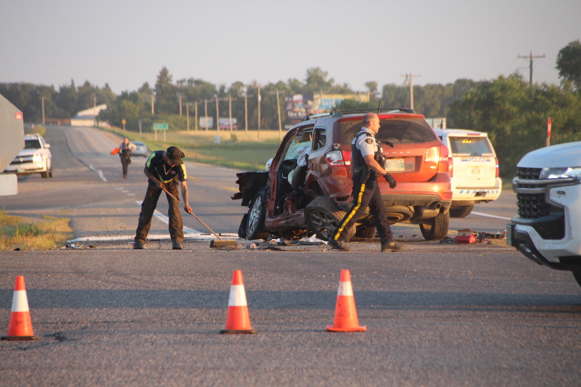 UPDATE 3vehicle collision at Hwy 1 & 5 near Carberry; serious